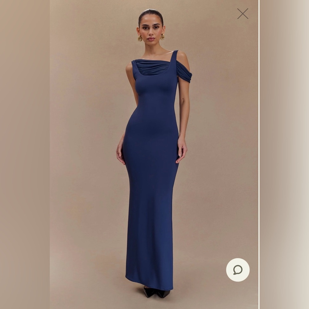 Meshki Navy Blue Gown